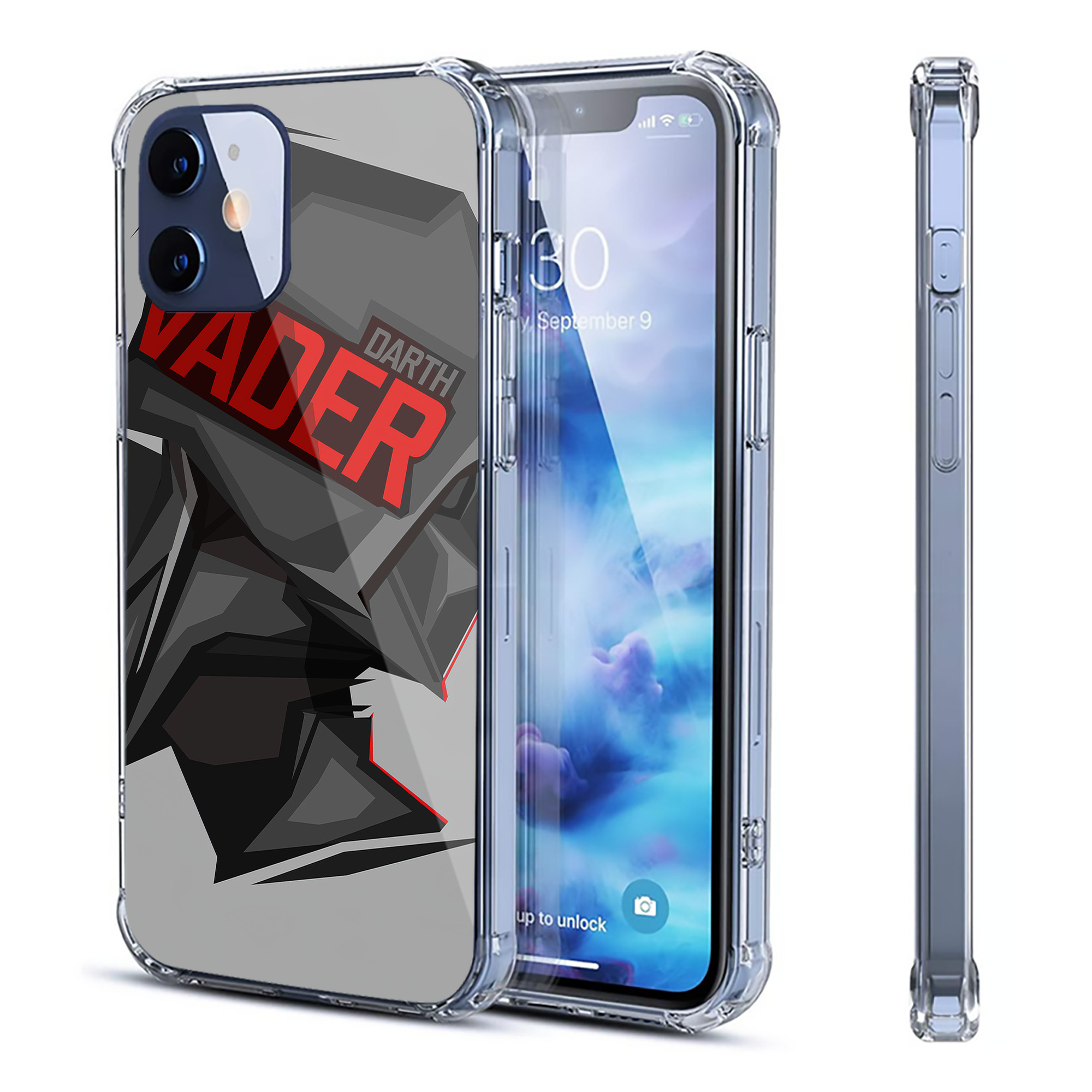 （画像用） スター・ウォーズ Star Wars 【iPhone 12シリーズ対応】透明スマホケース（クリアソフトケース）
